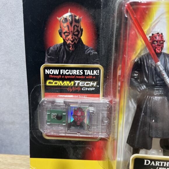 RARE 1998 Star Wars Episode 1 Darth Maul Figure GRAY VEST VARIANT - Picture 3 of 5